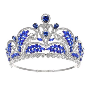 Inlay Cubic Zirconia Bride Crown Beauty Pageant Crown For Qu