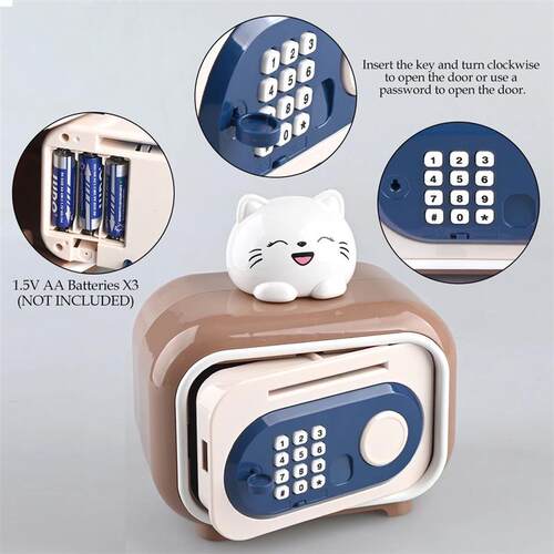 Electronic Piggy Bank Toys, Safe Money Saving Box Coin Banks