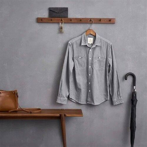Solid Wood Wall Coat Rack Interior Furniture Storage