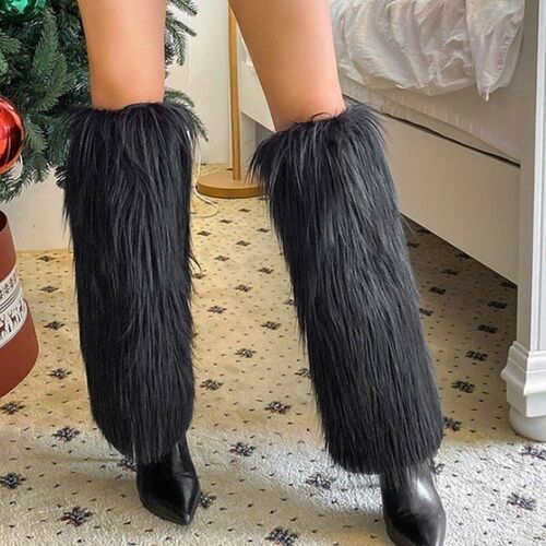 Sweet Cool Style Hot Girl Furry Boot Covers Protective Foot