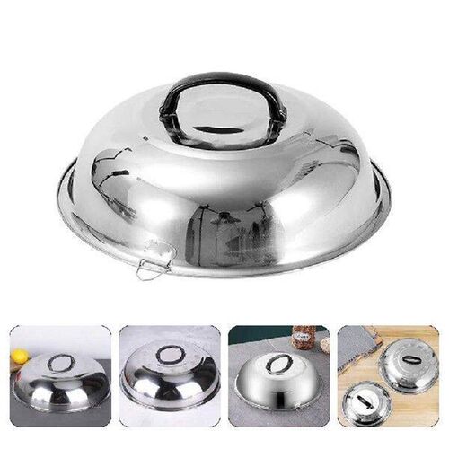 Stainless Steel Pot Lid Pan Griddle Accessories Anti Oil
