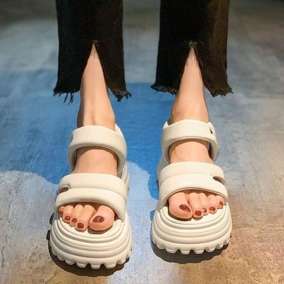 2023 Summer Solid EVA Womens Sandals Fashion Soft Sole Spor