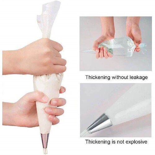 50 Pcs Disposable Icing Piping Bags Icing Decorating Bag