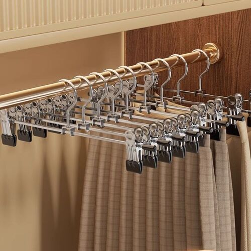 10pcs Pants Racks Wind Proof Multi-purpose Skirt Racks For C