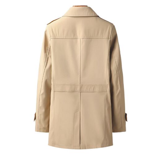 Mens Mid-length Lapel at High-end Business Casual Fashion Y