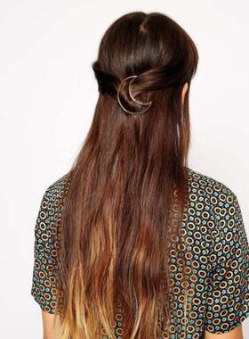 New Fashion Women Girls Gold/Silver Plated Metal Triangle Ci