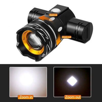 1200Lumen T6 LED Bike Headlight Bicycle Light Front USB Rech