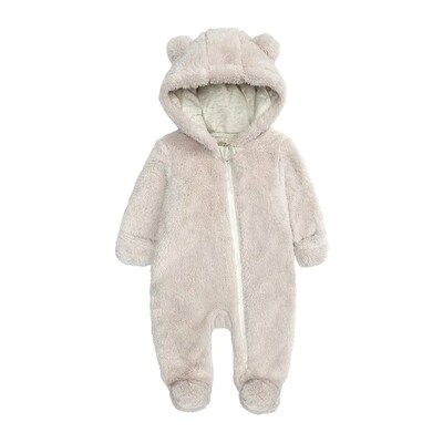 Newborn Baby Rompers Girls Clothes Autumn Winter Boys Fleece