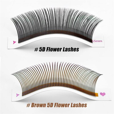 Abonnie 5D Flower Wet Lash Extensions Individual Lashes Brow