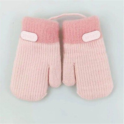 Kids Winter Gloves for Boys Girls Knitted Thermal Gloves