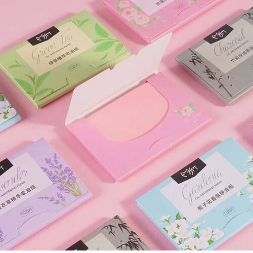 5 Box Matte Face Wipes Oil Control Oil-absorbing Face Cleani
