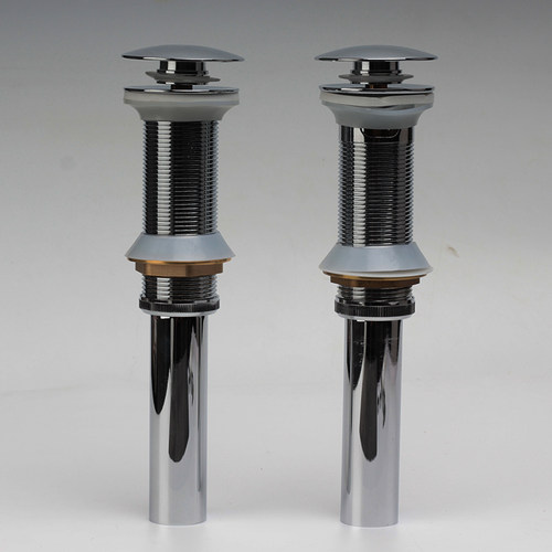 洗脸加厚台上盆加长水泥板下水器加高螺丝螺纹弹跳落排水器