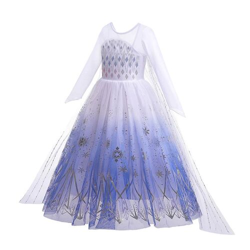 Frozen Elsa Princess Girls Dresses Carnival Party Children B