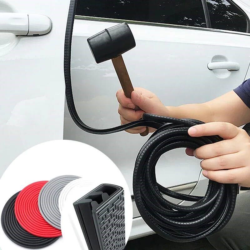 2/3/5M Car Door Anti Collision Strip with Steel Disc Bumper