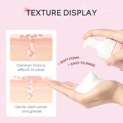 LAlKOU Japan Sakura Cleansing Mousse Facial Cleanser 100ml S