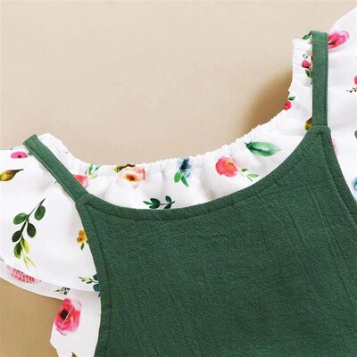 Toddler Girl Set 1-5 Years Kids Baby Girl Clothes Set Floral