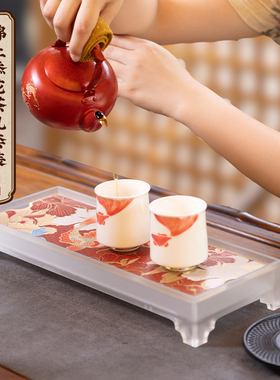 朱炳仁铜锦上添花茶礼装茶道功夫茶具泡茶壶日常送礼茶器装