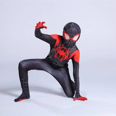 Kids Costume Superhero Spider Costume Bodysuit for Kids Span