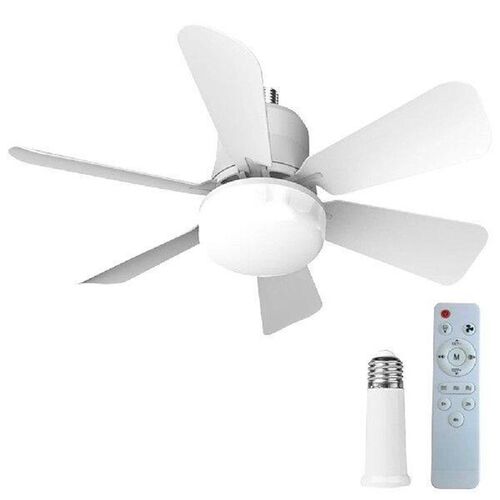 Modern Ceiling Fan with LED Light Remote Control Silent