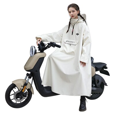 electric bicycle raincoat breathable long motorcycle poncho