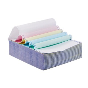 绿荫针式 电脑打印纸三联二等分三等分四联五联一二三等分送货单