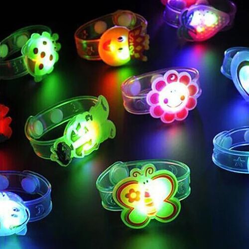 10-3pcs Novelty Toys Multicolor Light Flash Toys Gift Kid Lu