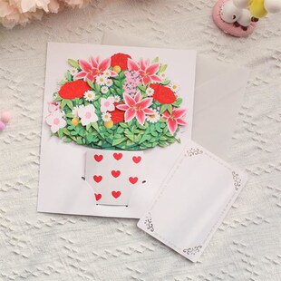 card 母亲节立体贺卡 day greeting thankyou卡片
