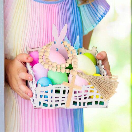 Twine Tassel Beads Bohemian Decor Delicate Wooden Wall