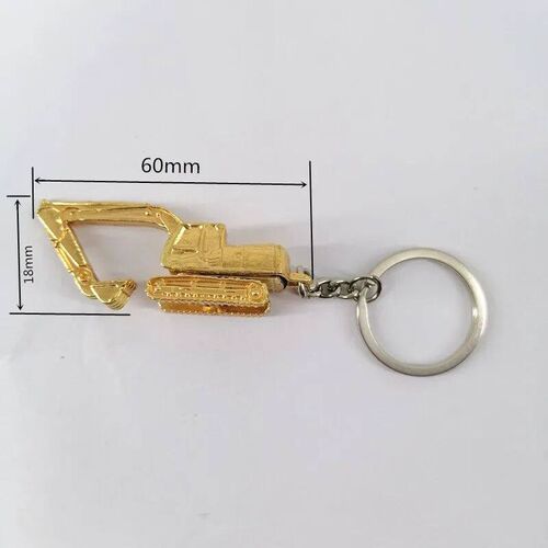 New Creative 3D Excavator Key Chain Fashion Car key Ring Cha