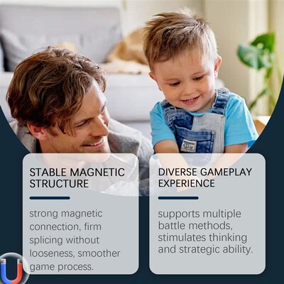 DOWMOO Magnetic Effect Chess Magnetic Battle Chess Creative