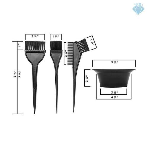Bowl-Set Hair-Dye Color-Brush Dying-Coloring And for Applica