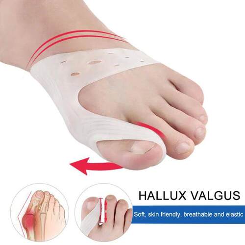 2pcs Toe Orthopedic Bunion Silicone Gel Thumb Separators Spa