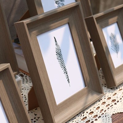 Nordic simple wooden photo frame square picture frames 相框