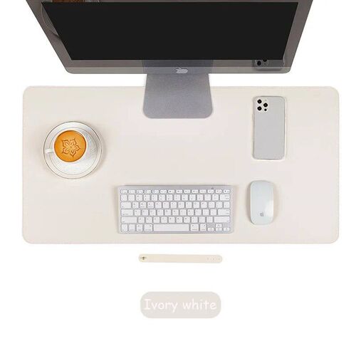 PU Leather Desk Protector Mat Large Size Office Waterproof M
