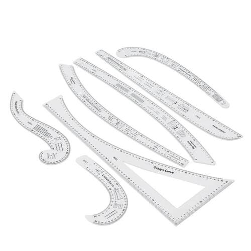 7Pcs Curve?Ruler?Set High?Accuracy? Sewing Pattern Makin