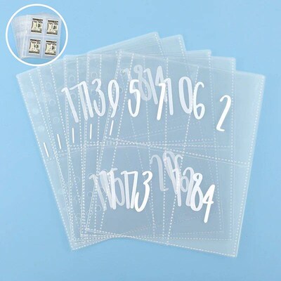 25 Sheets Of 100 Envelopes Save Money Challenge Pre-marked 1