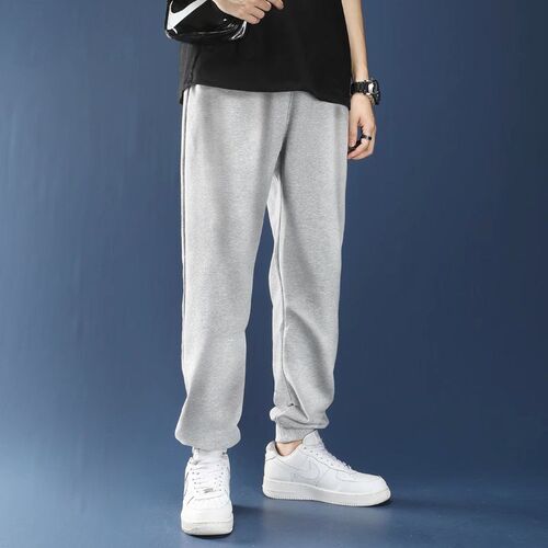 Mens Casual Sweatpants Autumn Winter 2025 Loose Fit Large Si