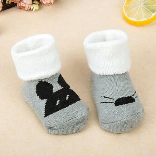 Baby Socks Girls Boys Print Thick Terry Clothes Newborn Acce