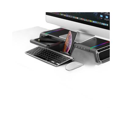 Computer monitor height stand multifunctional bracket