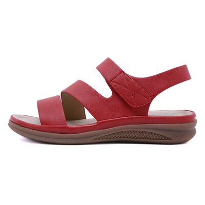 big size summer shoes women flat sandals 41 42 防滑大码凉鞋