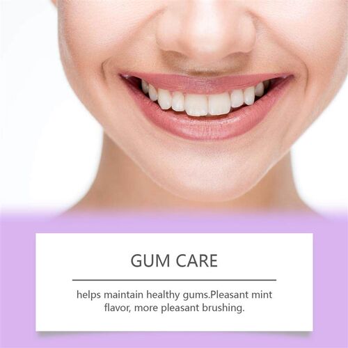 ORALHOE Purple Toothpaste for Daily Gentle Care, Stain and O