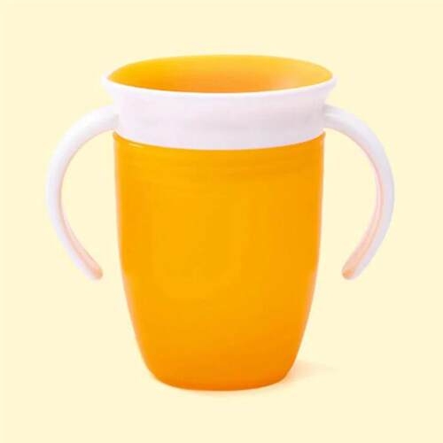 360 Degrees Can Be Rotated Baby Learning Drinking Cup with D
