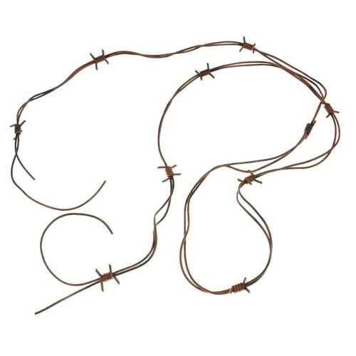 Brown Barbwire Cording Cord Barbed Wire Rustic & Western Par