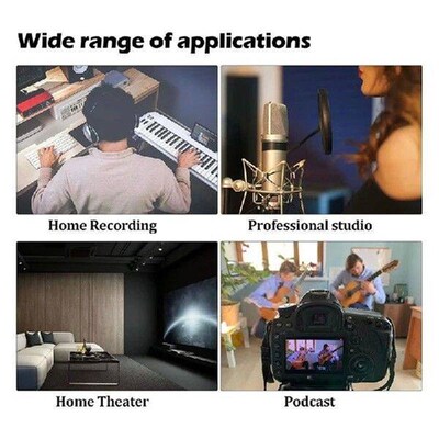 Top-2 Pack Bass Trap Acoustic Soundproof Foam Large Size