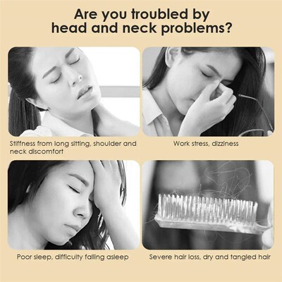 Natural Fragrance Massage Comb Six Claw Head Acupoint Massag