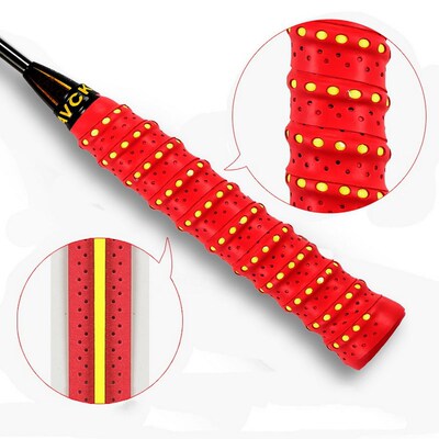 10 Pcs Anti-slip Sweatbands Tennis Racket Grip Tape Badminto