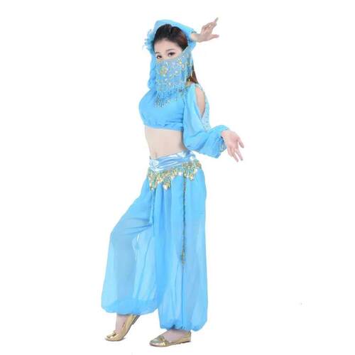 Belly Dance Set Lantern Long Sleeve Circular Lantern Pants P