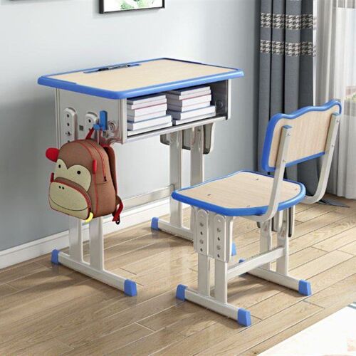Study Desk Chair Set for Home Double Student Desk for School