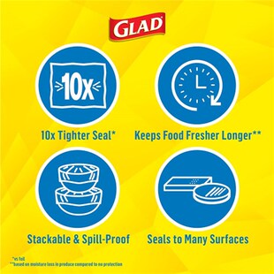密实型 Glad 保鲜膜 Wrap Food Pressn Seal