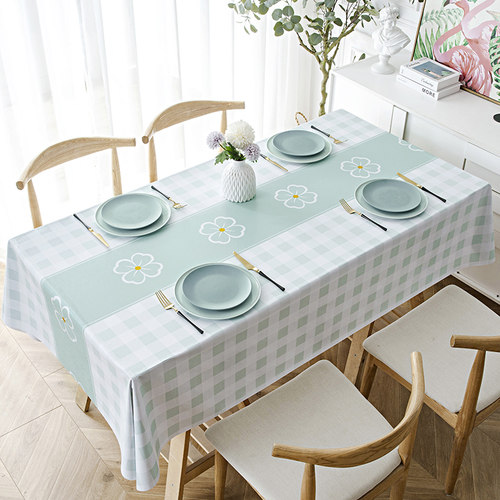 Table cloth waterproof,oil proof and wash free PVC table mat